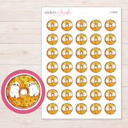 I-19422 planner sticker sheet with enlarged sticker detail