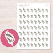 I-19448 planner sticker sheet with enlarged sticker detail
