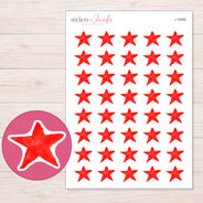 I-19450 planner sticker sheet with enlarged sticker detail