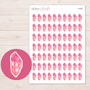 I-19485 planner sticker sheet with enlarged sticker detail