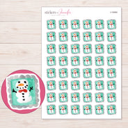 I-19494 planner sticker sheet with enlarged sticker detail