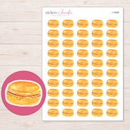 I-19495 planner sticker sheet with enlarged sticker detail