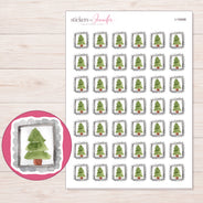 I-19498 planner sticker sheet with enlarged sticker detail