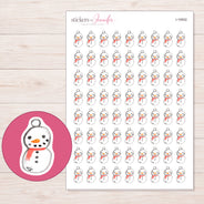 I-19502 planner sticker sheet with enlarged sticker detail