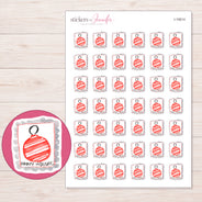 I-19514 planner sticker sheet with enlarged sticker detail