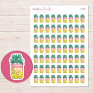I-19523 planner sticker sheet with enlarged sticker detail