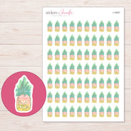 I-19527 planner sticker sheet with enlarged sticker detail