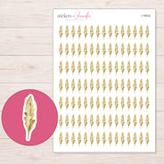 I-19532 planner sticker sheet with enlarged sticker detail