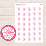 I-19534 planner sticker sheet with enlarged sticker detail
