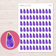 I-19539 planner sticker sheet with enlarged sticker detail