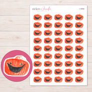 I-19550 planner sticker sheet with enlarged sticker detail