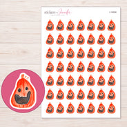 I-19558 planner sticker sheet with enlarged sticker detail
