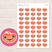 I-19566 planner sticker sheet with enlarged sticker detail
