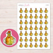 I-19579 planner sticker sheet with enlarged sticker detail