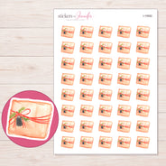 I-19582 planner sticker sheet with enlarged sticker detail