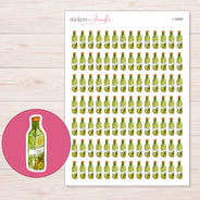 I-19587 planner sticker sheet with enlarged sticker detail