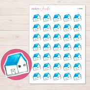 I-19589 planner sticker sheet with enlarged sticker detail