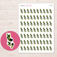 I-19591 planner sticker sheet with enlarged sticker detail