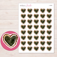 I-19597 planner sticker sheet with enlarged sticker detail