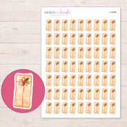 I-19598 planner sticker sheet with enlarged sticker detail