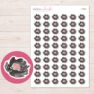 I-19604 planner sticker sheet with enlarged sticker detail