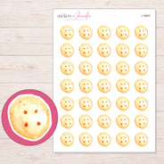 I-19607 planner sticker sheet with enlarged sticker detail