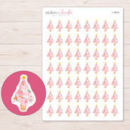 I-19618 planner sticker sheet with enlarged sticker detail