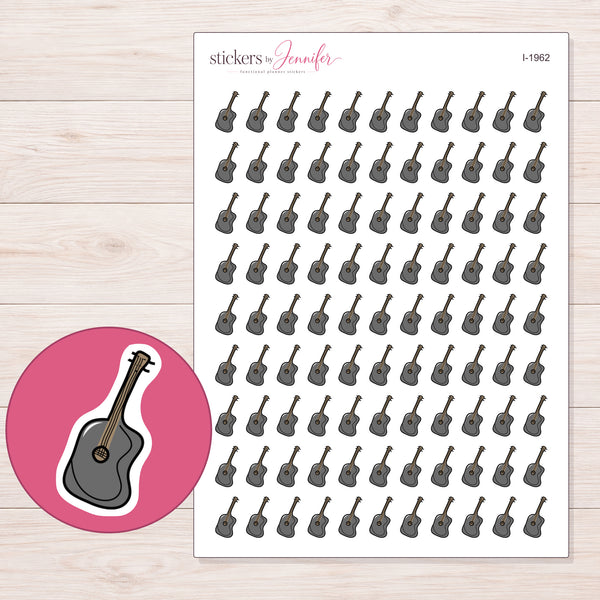I-1962 planner sticker sheet with enlarged sticker detail