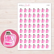 I-19629 planner sticker sheet with enlarged sticker detail