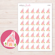 I-19634 planner sticker sheet with enlarged sticker detail