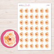 I-19640 planner sticker sheet with enlarged sticker detail