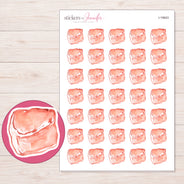 I-19643 planner sticker sheet with enlarged sticker detail