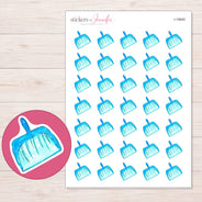 I-19645 planner sticker sheet with enlarged sticker detail