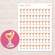 I-19650 planner sticker sheet with enlarged sticker detail