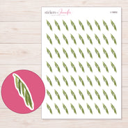 I-19652 planner sticker sheet with enlarged sticker detail