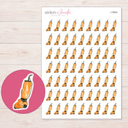I-19653 planner sticker sheet with enlarged sticker detail