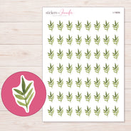 I-19656 planner sticker sheet with enlarged sticker detail