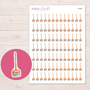 I-19661 planner sticker sheet with enlarged sticker detail