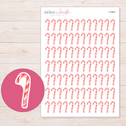 I-19667 planner sticker sheet with enlarged sticker detail