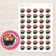 I-19671 planner sticker sheet with enlarged sticker detail