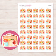 I-19685 planner sticker sheet with enlarged sticker detail