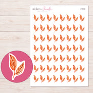 I-19692 planner sticker sheet with enlarged sticker detail