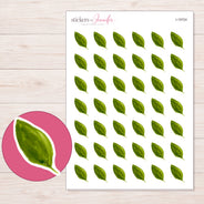 I-19724 planner sticker sheet with enlarged sticker detail