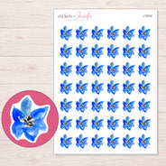 I-19728 planner sticker sheet with enlarged sticker detail