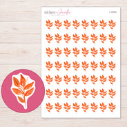I-19732 planner sticker sheet with enlarged sticker detail
