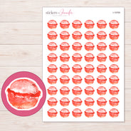 I-19769 planner sticker sheet with enlarged sticker detail