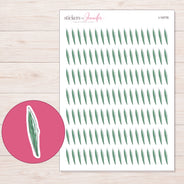 I-19776 planner sticker sheet with enlarged sticker detail