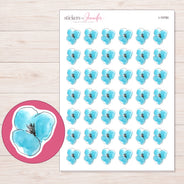 I-19780 planner sticker sheet with enlarged sticker detail