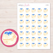 I-19781 planner sticker sheet with enlarged sticker detail
