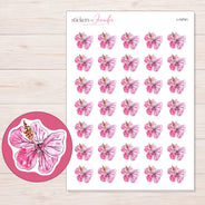I-19791 planner sticker sheet with enlarged sticker detail